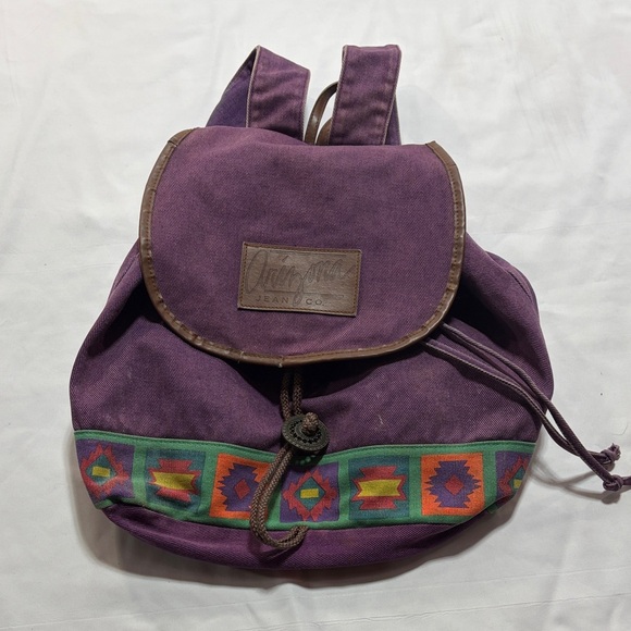 Arizona Jean Company Handbags - Vintage Arizona Jean Co. Sun faded cinch backpack